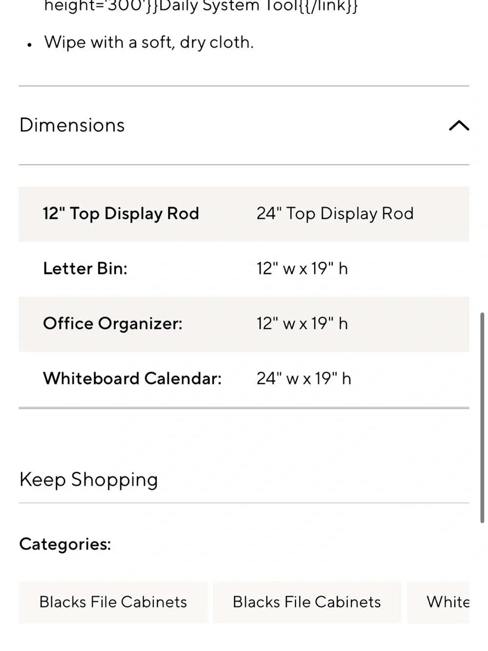 Pottery Barn Cream Magnetic Dry-Erase Wall Calendar for Home Office